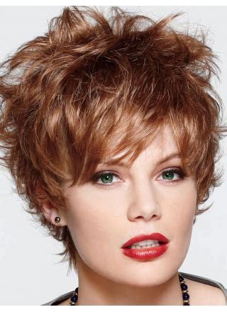 Beautiful Straight Auburn Boycuts High Quality Wigs