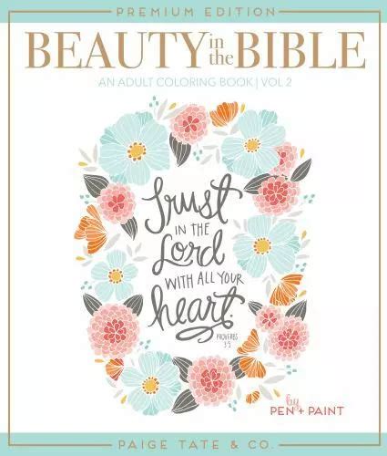 Beauty in the Bible An Adult Coloring Book Premium Edition Christian Coloring Bible Journaling and Lettering Inspirational Gifts PDF