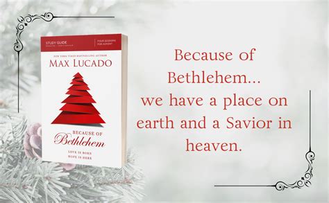 Because of Bethlehem Love Is Born Hope Is Here Epub