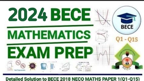 Bece2o14maths Answer PDF