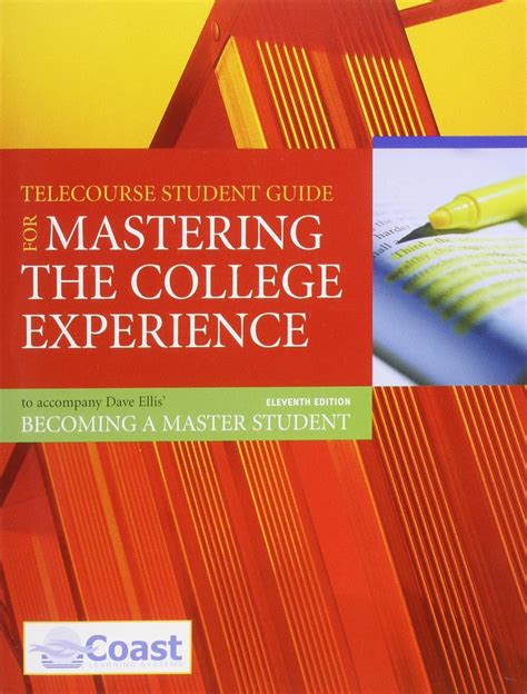 Becoming A Master Student Telecourse Study Guide Tenth Edition Reader