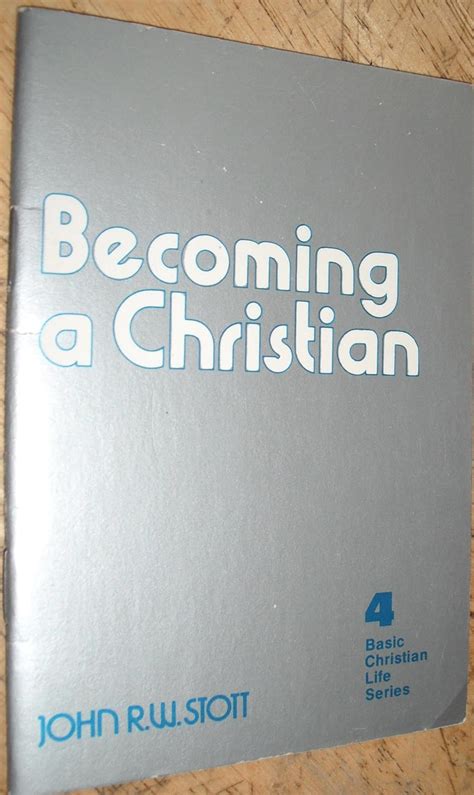 Becoming a Christian Ivp Booklets