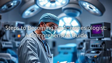 Becoming an Anesthesiologist in Singapore: A Comprehensive Guide for 2025