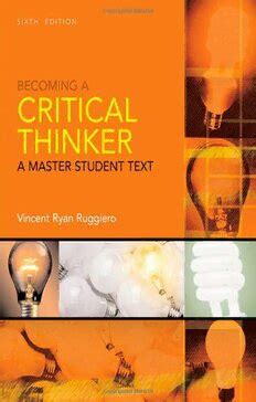 Becoming.a.Critical.Thinker.6th.Edition.Master.Student Kindle Editon