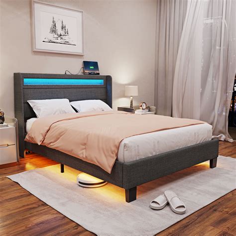 Bed Frames with LED Lights: Illuminate Your Night!