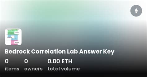 Bedrock Correlation Lab Answer Reader