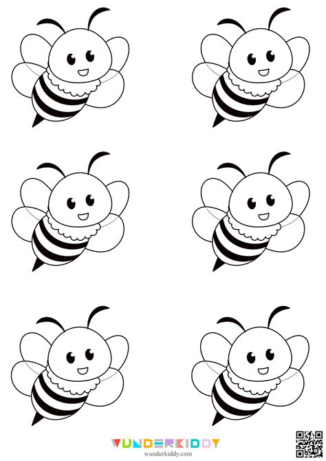 Bee Template Printable