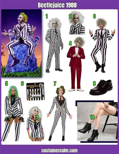 Beetlejuice Male Costume: A Comprehensive Guide to Dressing Like the Legendary Ghost with Style