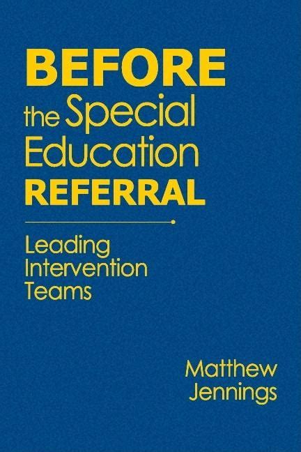 Before the Special Education Referral: Leading Intervention Teams PDF
