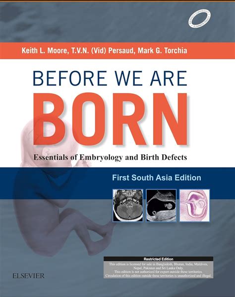 Before we are Born Essentials of Embryology and Birth Defects PDF