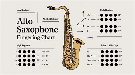 Beginner Alto Saxophone Finger Chart