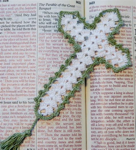Beginner Free Printable Crochet Cross Bookmark Patterns