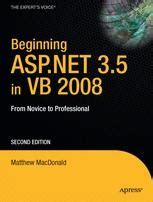 Beginning ASP.NET 3.5 in VB 2008 From Novice to Professional 2nd Edition Epub
