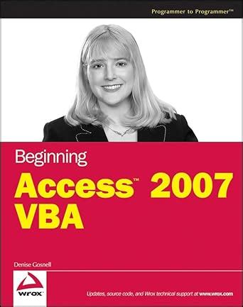 Beginning Access 2007 VBA (Beginning) Doc