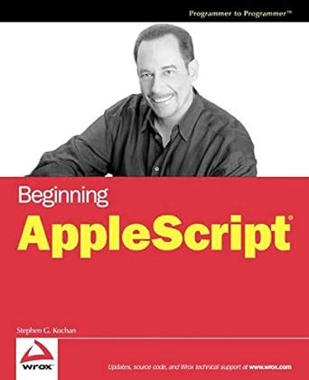 Beginning AppleScript Epub