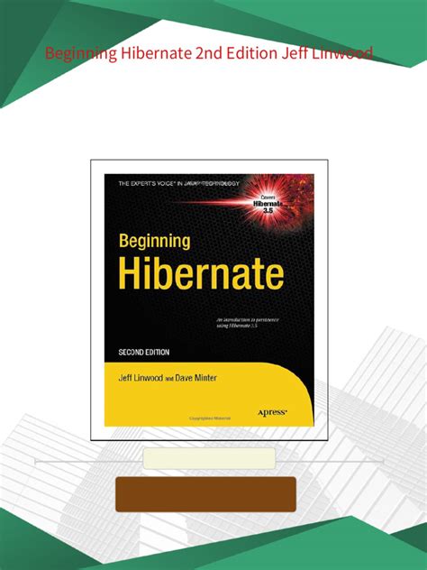 Beginning Hibernate 2nd Edition PDF