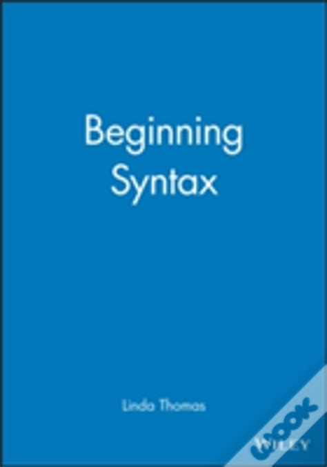 Beginning Syntax Ebook Epub