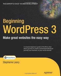 Beginning WordPress 3 1st Edition PDF