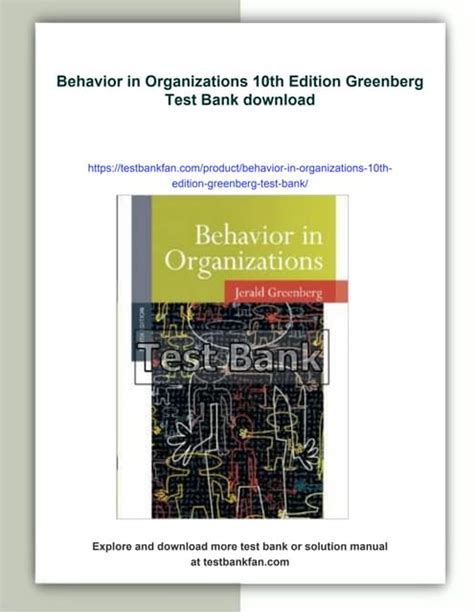 Behavior In Organizations Greenberg Pdf PDF