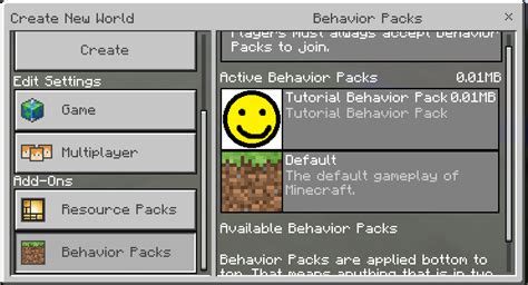 Behavior Packs for Minecraft: Unleash a World of Possibilities