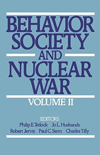 Behavior Society and Nuclear War Volume II Behavior Society and Nuclear War Epub