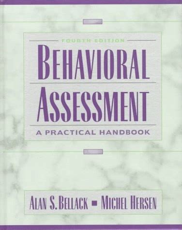 Behavioral Assessment A Practical Handbook Kindle Editon