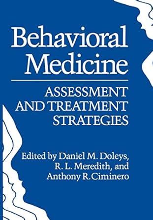 Behavioral Medicine Assessment and Treatment Strategies Kindle Editon