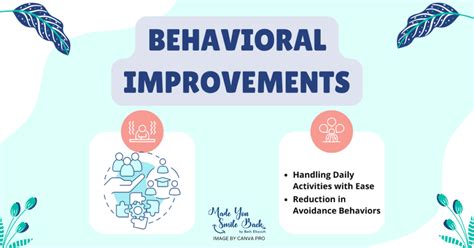 Behavioral improvements: