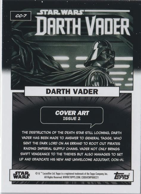 Behold the Dark Lord's Might: Unveil the Darth Vader Card