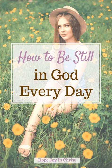 Being Still With God Every Day Doc