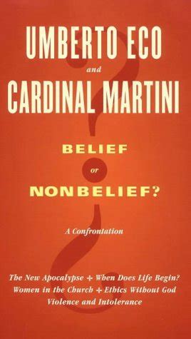 Belief or Nonbelief A Confrontation Reader