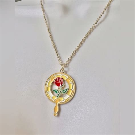 Belle Necklace Beauty and the Beast: A Timeless Symbol of Love and Courage