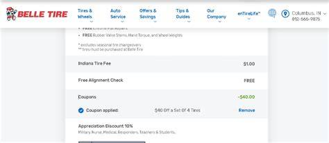 Belle Tire Coupons Printable