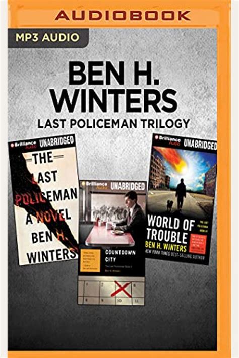 Ben H Winters Last Policeman Trilogy The Last Policeman Countdown City World of Trouble Kindle Editon