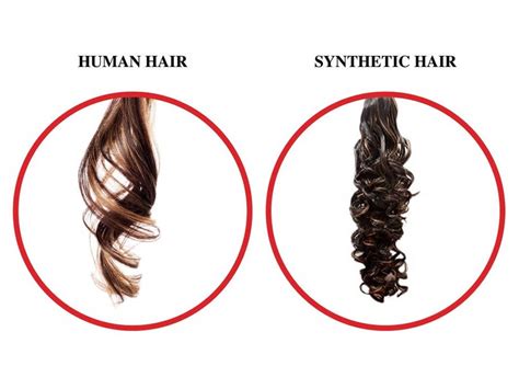 Beneath the Surface: Synthetic vs. Human Hair