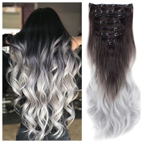 Benefits of Brown Grey Hair Extensions