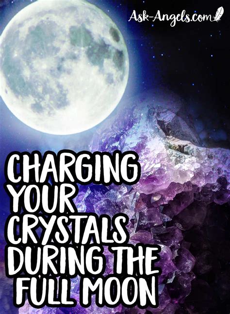 Benefits of Charging Crystals Under the Full Moon