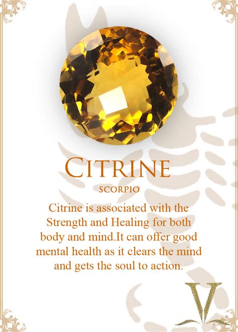 Benefits of Citrine for Scorpios: