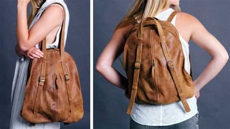 Benefits of Convertible Leather Backpacks: