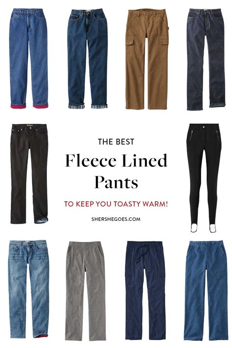 Benefits of Fleece-Lined Pants