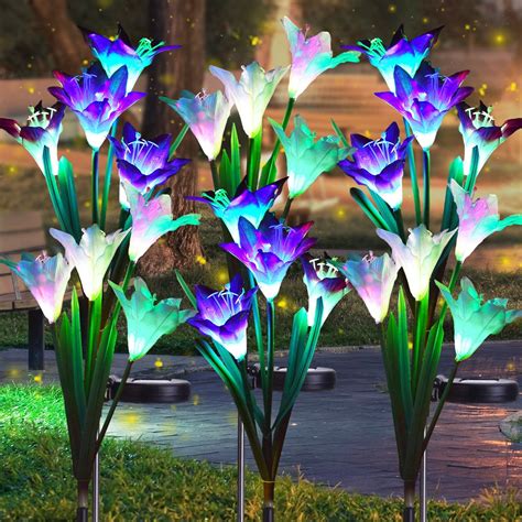 Benefits of Floral-Shaped LED Solar Stake Lights