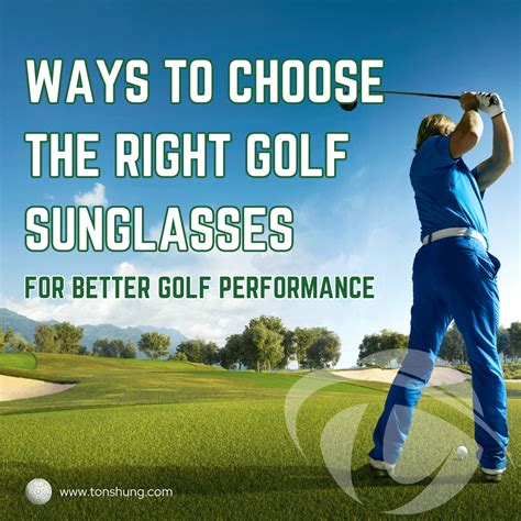 Benefits of Golf Sunglasses