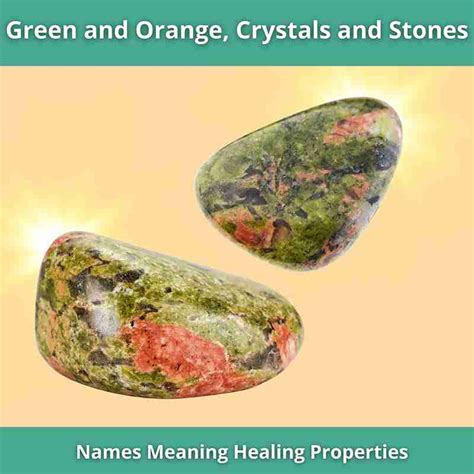 Benefits of Green and Orange Stone