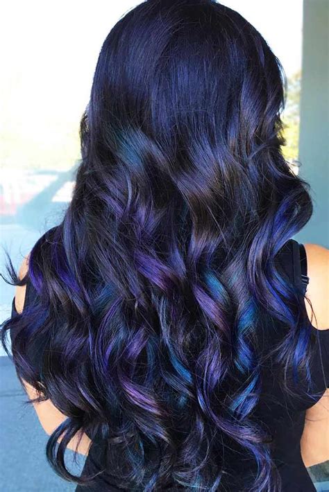 Benefits of Hair Color Black Blue Highlights