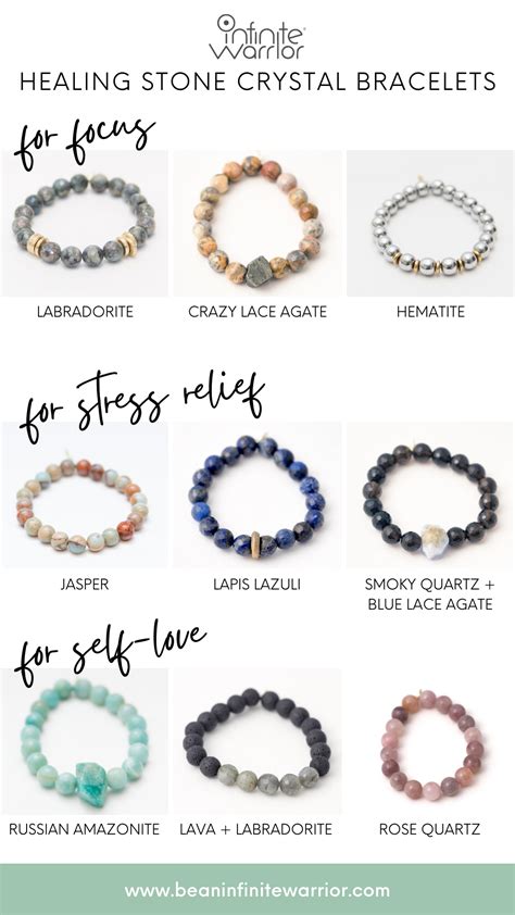 Benefits of Healing Stones Bracelets