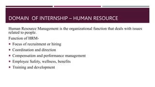 Benefits of Human Resources Paid Internships