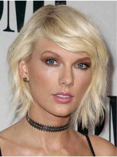 Benefits of Lace Front Chin Length Platinum Blonde Wavy Layered Taylor Swift Wigs