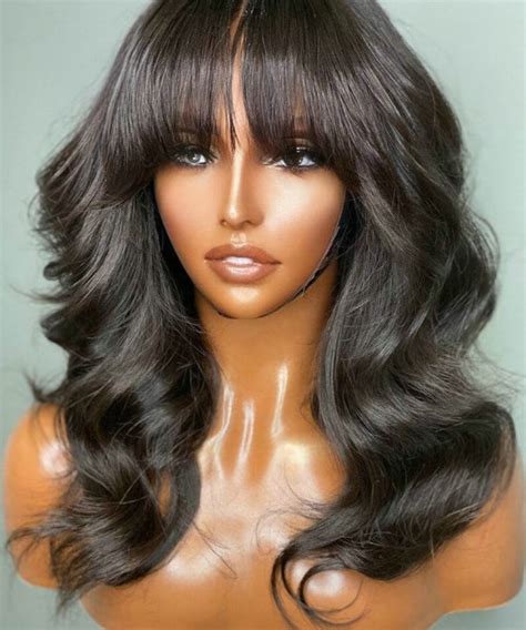 Benefits of Lace Front Human Hair Wigs with Bangs