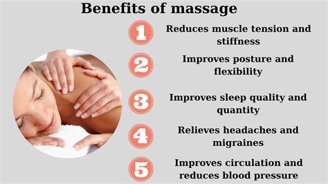 Benefits of Massage: