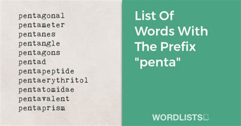 Benefits of Penta Words